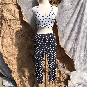 Outdoor Voices Polka Dot Leggings